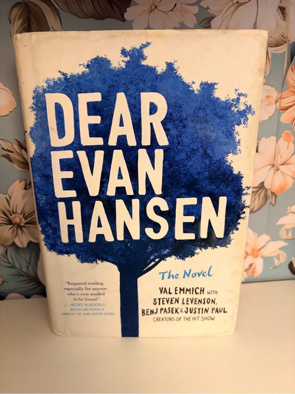 Dear Evan Hansen The Novel Val Emmich Broadway Musical YA Hardcover